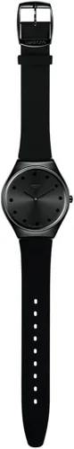Vista 2 de Swatch Colección reloj de cuarzo con chispa oscura Skin Irony, Negro
