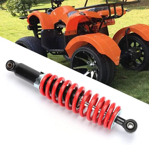 Vista 7 de Acouto Amortiguadores de suspensión ATV – Muelle amortiguador trasero de 13.780 in/13.8 pulgadas universal amortiguador de suspensión para Quad Dirt