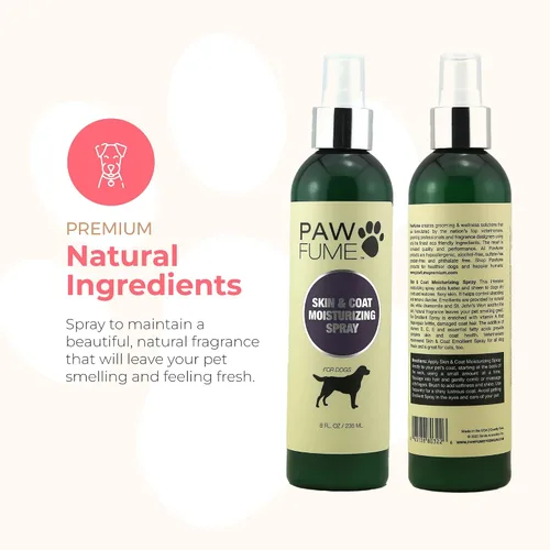 Vista 8 de Pawfume - Loción para perros en aerosol para piel seca + champú y acondicionador para perros