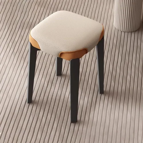 Vista 11 de Sillas de comedor de madera maciza, silla de cocina apilable, sillas de comedor, silla acolchada Simplicity, estructura de mortaja y espiga para Gris