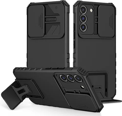 Vista 60 de Funda compatible con Samsung Galaxy M13 5G/A04 Dimensional Soporte Ventana Corredera Teléfono Móvil Funda Protectora a Prueba de Golpes para Samsung
