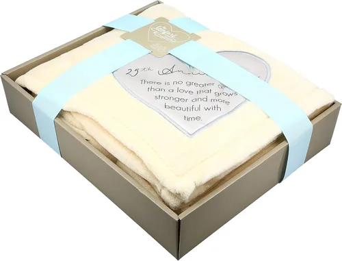Vista 7 de Pavilion Gift Company - Manta suave de lujo real de 25 aniversario, 50 x 60 pulgadas