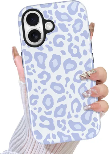 Vista 35 de TEAUGHT Compatible con iPhone 11 Funda con patrón lindo estampado de leopardo negro guepardo + protector de pantalla a prueba de golpes, funda