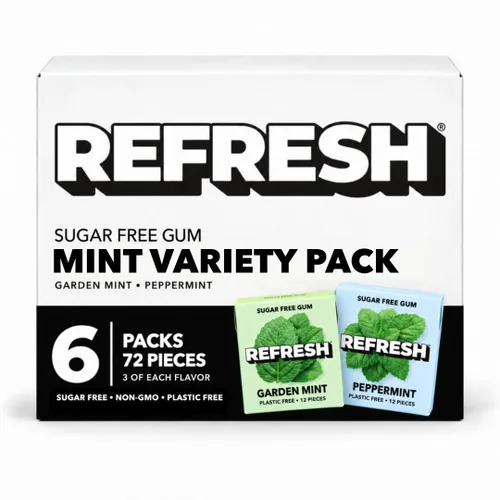Vista 14 de Refresh Gum más vendidos, goma de mascar de xilitol natural sin azúcar