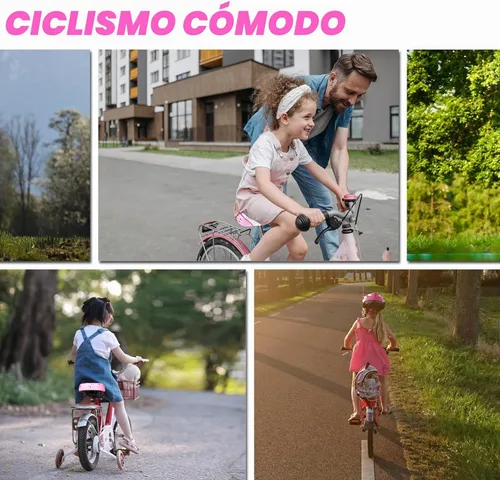 Vista 9 de YLG Asiento de bicicleta para niños para niñas, asiento de bicicleta acolchado de espuma viscoelástica para niños, transpirable y extra suave