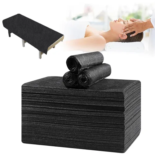 Vista 11 de 200 sábanas desechables, 31 x 71 pulgadas, impermeables, para mesa de masaje, tela no tejida, cubierta de cama para terapia de masaje, tatuajes