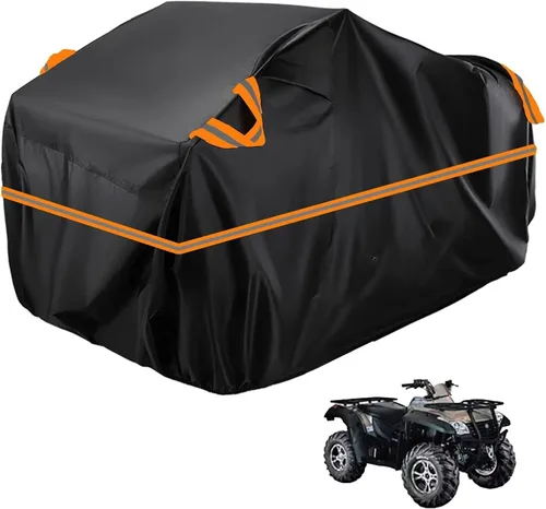 Vista 147 de Cubierta para ATV impermeable compatible con Arctic Cat H1 EFI TRV Cruiser 4x4 2011, cubierta de 210D para vehículos de 4 ruedas, cubierta para quad