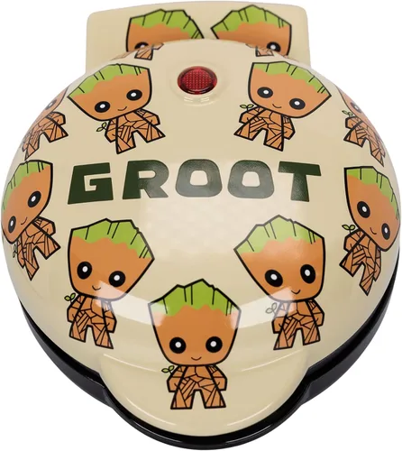Vista 8 de Uncanny Brands - Mini Fabricante de gofres de Groot - Cocina con tu personaje favorito de GOTG