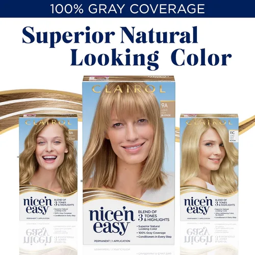 Vista 7 de Clairol Nice 'n Easy Color de cabello, Marrón Mocha Claro (6W)