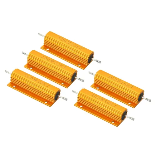 Vista 27 de PATIKIL Resistencia de carcasa de aluminio de 100 W 0.01 ohmios, paquete de 5 resistencias de carcasa de aluminio con carcasa de alambre enrollado