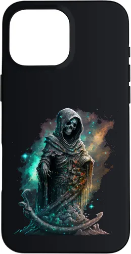 Vista 19 de Santa Muerte - Carcasa para iPhone 17, diseño de folklore mexicano