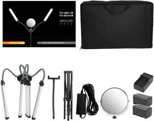 Vista 10 de Tatuaje profesional belleza mejora fotografía Led anillo luz led fotografía doble brazo relleno luz celebridad transmisión en vivo selfie luz ight