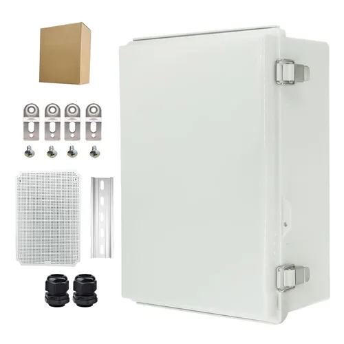 Vista 7 de Caja Eléctrica Impermeable para Exteriores Caja de Conexiones Resistente a la Intemperie IP67 Carcasa de Plástico ABS Caja de Proyecto para Gris