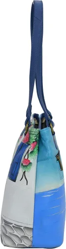 Vista 10 de Anna by Anuschka Bolso de hombro Satchel - Cuero Genuino