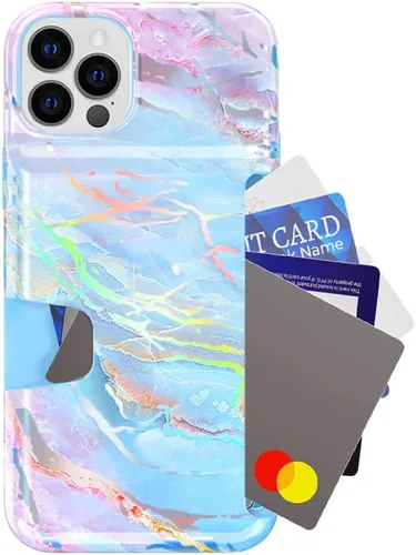 Vista 8 de VELVET CAVIAR Funda tipo cartera compatible con iPhone 13 Pro Max para mujer, tarjetero de crédito, diseño delgado y protector