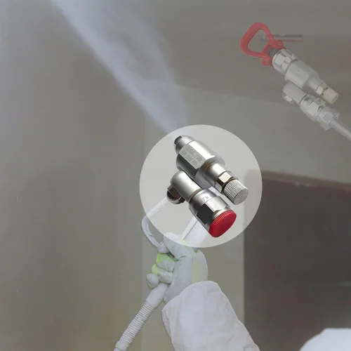 Vista 9 de Gra-co 287030 Válvula de cierre de extensión de junta giratoria Válvula antiescupir Airless Spray Adapter Joint para pulverizadores de pintura sin