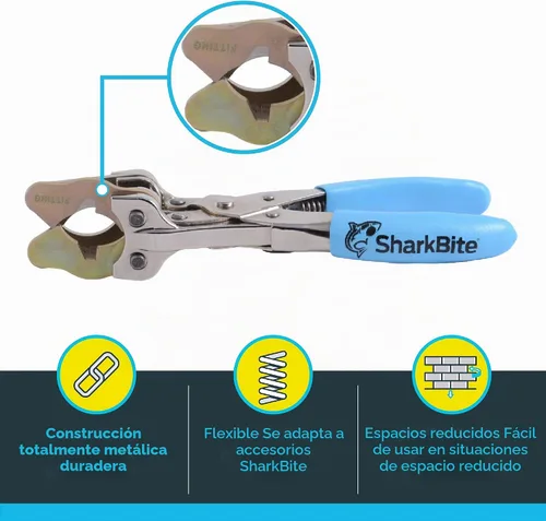 Vista 3 de SharkBite Herramienta de desconexión Pro Push to Connect de 3/8 a 1 pulgada, tubo PEX, cobre, CPVC, PE-RT, HDPE, PROD3810