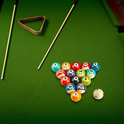 Vista 5 de PATIKIL Juego de bolas de billar de 2-1/4" tamaño reglamentario 16 bolas de billar Bolas profesionales de mesa de billar, para reemplazo