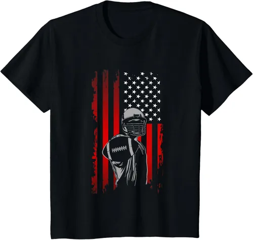 Vista 33 de Camiseta de fútbol americano, Negro