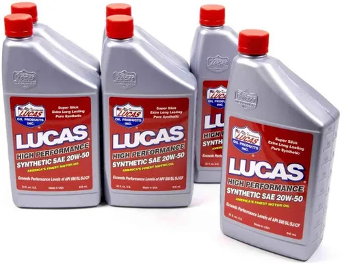 Vista 7 de Lucas Oil Aceite de motor sintético 10082 SAE 5W-20, 1 cuarto de galón