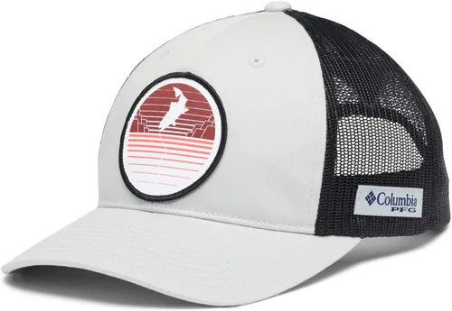 Vista 8 de Columbia Parche PFG Trucker Snap Back Placa de matrícula gris frío/Tx