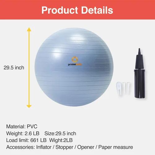 Vista 6 de primasole Bola de equilibrio Gris pálido