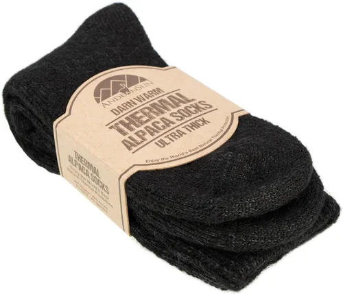 Vista 29 de Darn Warm - Calcetines de alpaca antiolor - La mejor solución natural para pies fríos - Perfecto para actividades al aire libre