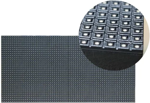 Vista 5 de Píxeles echada 0.197 in, panel de módulo de matriz LED interior P5, a todo color, SMD2121, 64x32 puntos, 12.598x6.299 in
