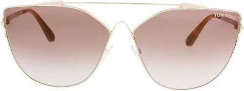 Vista 2 de Tom Ford FT0563 28G - Lentes de sol piloto Jacquelyn de oro rosa brillante categoría 2 Oro
