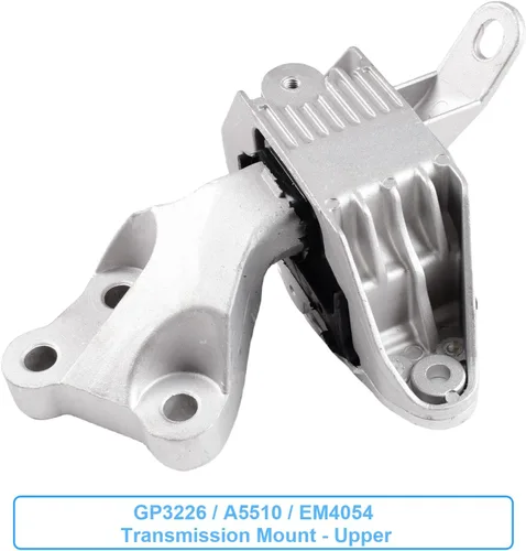 Vista 4 de Juego de montaje de motor y montaje de transmisión compatible con Chevrolet Cruze 2011-2017 1.4L transmisión automática Paquete de 4 reemplazos #