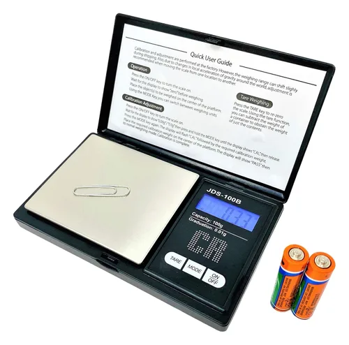 Vista 3 de CR Scale - Báscula digital prémium para alimentos, 3.53 oz por 0.00 oz, negro, portátil (JDS-100B)