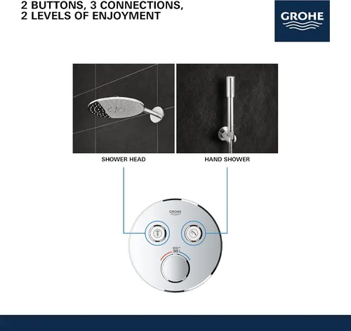 Vista 6 de GROHTHERM® SMARTCONTROL DOBLE FUNCIÓN TERMOSTÁTICA DE VÁLVULA