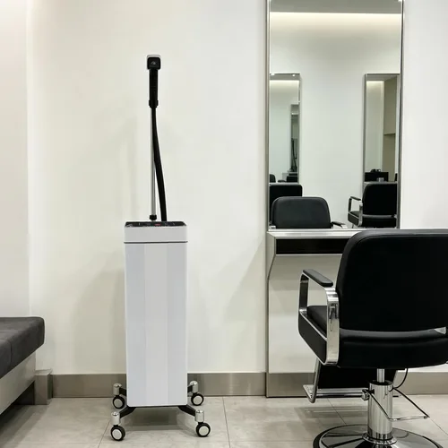 Vista 9 de 3 en 1 Nano Hair Steamer, 1300W 110V Procesador de color de cabello Blanco