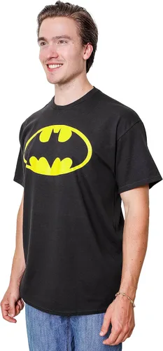 Vista 4 de BATMAN Logo 89 Hush Symbol Justice League Costume Camiseta para adulto. Negro