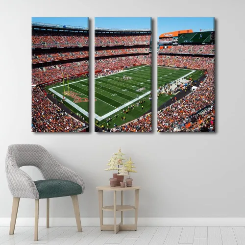 Vista 91 de Lincoln - Lienzo decorativo para pared, diseño de campo financiero de Filadelfia, paisaje de estadio de fútbol de Filadelfia, decoración de pared
