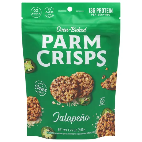 Vista 7 de ParmCrisps - Galletas crujientes de queso cheddar, hechas simplemente con queso 100% REAL Snacks keto saludables, bajos en carbohidratos, altos