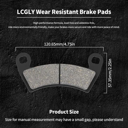 Vista 4 de 4 paris Pastillas de freno delanteras y traseras para Polaris Ranger 400 500 700 800 2x4 4x4 6x4 6x6 /900 900 D Crew EV XP RZR 2008-2014 Ranger