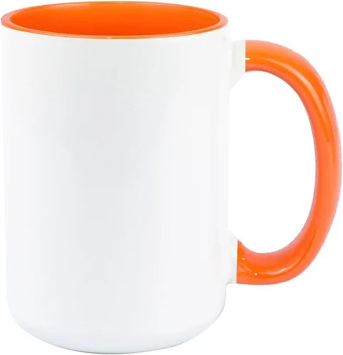 Vista 10 de Taza de café de cerámica por sublimación de 15 onzas, 12 colores surtidos, caja de 24 colores variados (12 Assorted colors)