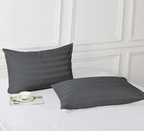 Vista 124 de Juego de 2 fundas de almohada 100% de algodón egipcio, fundas de almohada refrescantes de 400 hilos, fundas de almohada suaves y transpirables