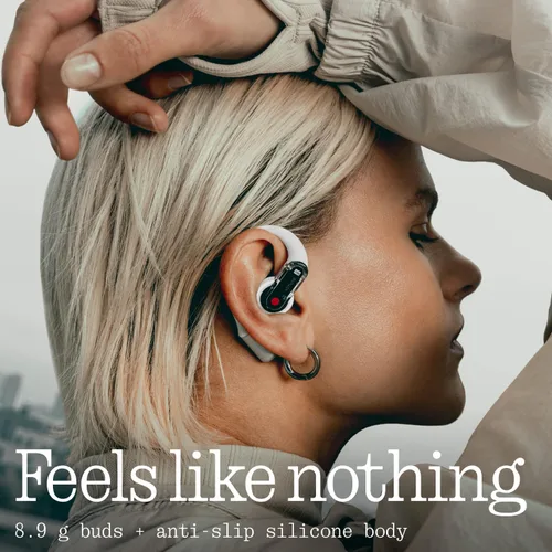 Vista 4 de Nothing Auriculares de oído (abierto) ultraligeros con ganchos ajustables para los oídos, conexión multipunto Bluetooth auriculares con tecnología