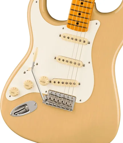 Vista 4 de Fender American Vintage II 1961 Stratocaster - Guitarra eléctrica, 3 colores Sunburst, diapasón de palisandro