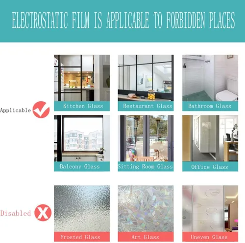 Vista 8 de Película adhesiva de vidrio esmerilado para ventana, color crema de caléndula, para privacidad, exótica, japonés, flor de cerezo japonés, película