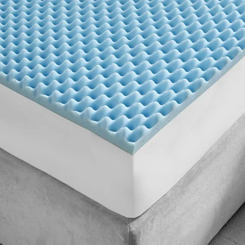 Vista 5 de Sleep Philosophy - Protector de colchón de espuma viscoelástica con gel, apto para todas las estaciones, lujoso e hipoalergénico