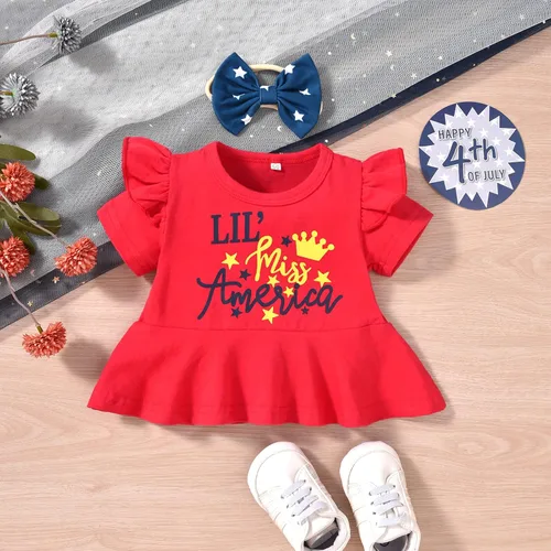Vista 8 de Aalizzwell Conjunto de ropa de Pascua para bebés y niñas pequeñas