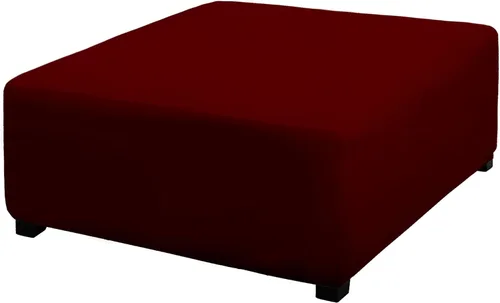 Vista 9 de PureFit Funda otomana súper elástica de ajuste perfecto cuadrada - Fundas otomanas para taburete y muebles plegables de almacenamiento para sala