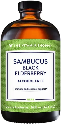 Vista 5 de The Vitamin Shoppe Sambucus Extracto de saúco negro (8 onzas líquidas)