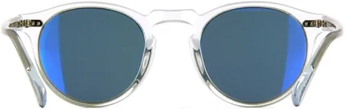 Vista 5 de Oliver Peoples 5217s 1101r8Cristal Gregory Peck Sol Redondo gafas de sol lente Cate