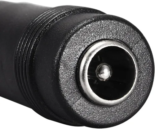 Vista 3 de uxcell Kit de adaptador de corriente de CC 10 unids 0.217 x 0.083 in Conector de barril convertidor de Jack 2Sets 5.5x2.1mm