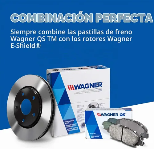 Vista 7 de Wagner QuickStop Set de pastillas de disco de cerámica con herrajes para la instalación, frontal ZD1539