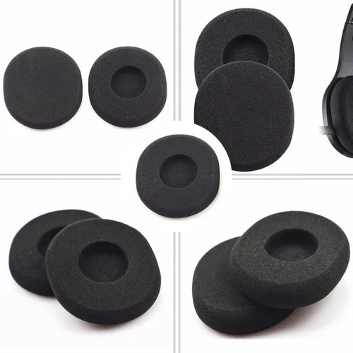 Vista 5 de Almohadillas de repuesto H800 compatibles con auriculares inalámbricos Logitech H800, almohadillas de esponja suaves y duraderas, almohadillas